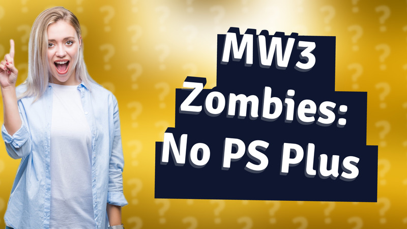 MW3 Zombies: No PS Plus