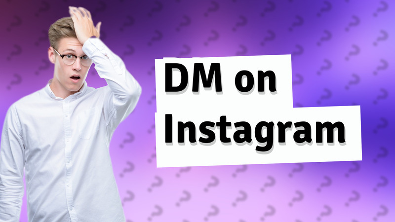 DM on Instagram