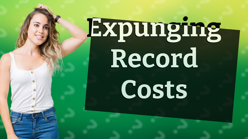 Expunging Record Costs
