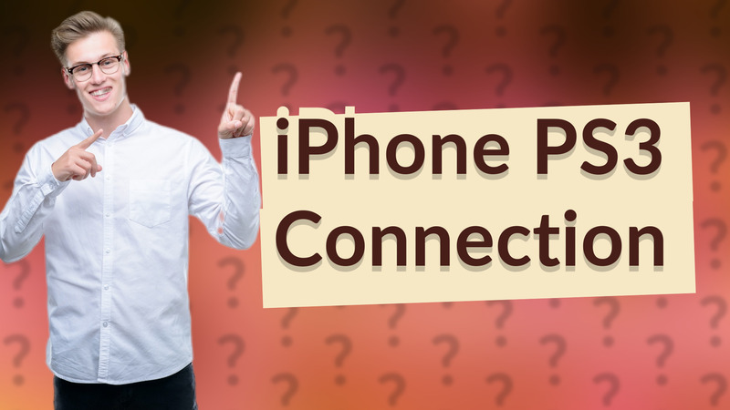 iPhone PS3 Connection