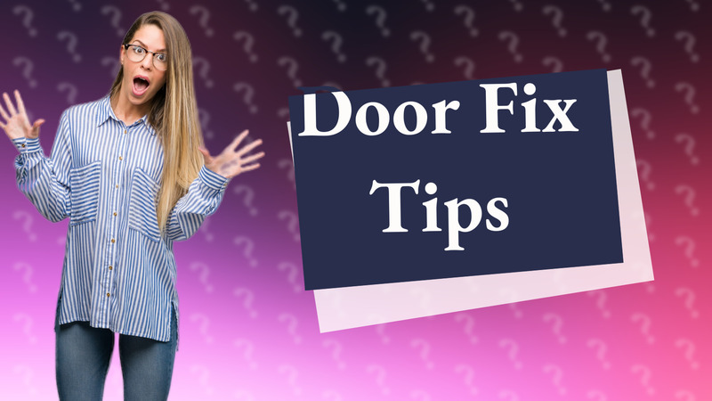 Door Fix Tips