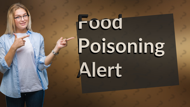 Food Poisoning Alert