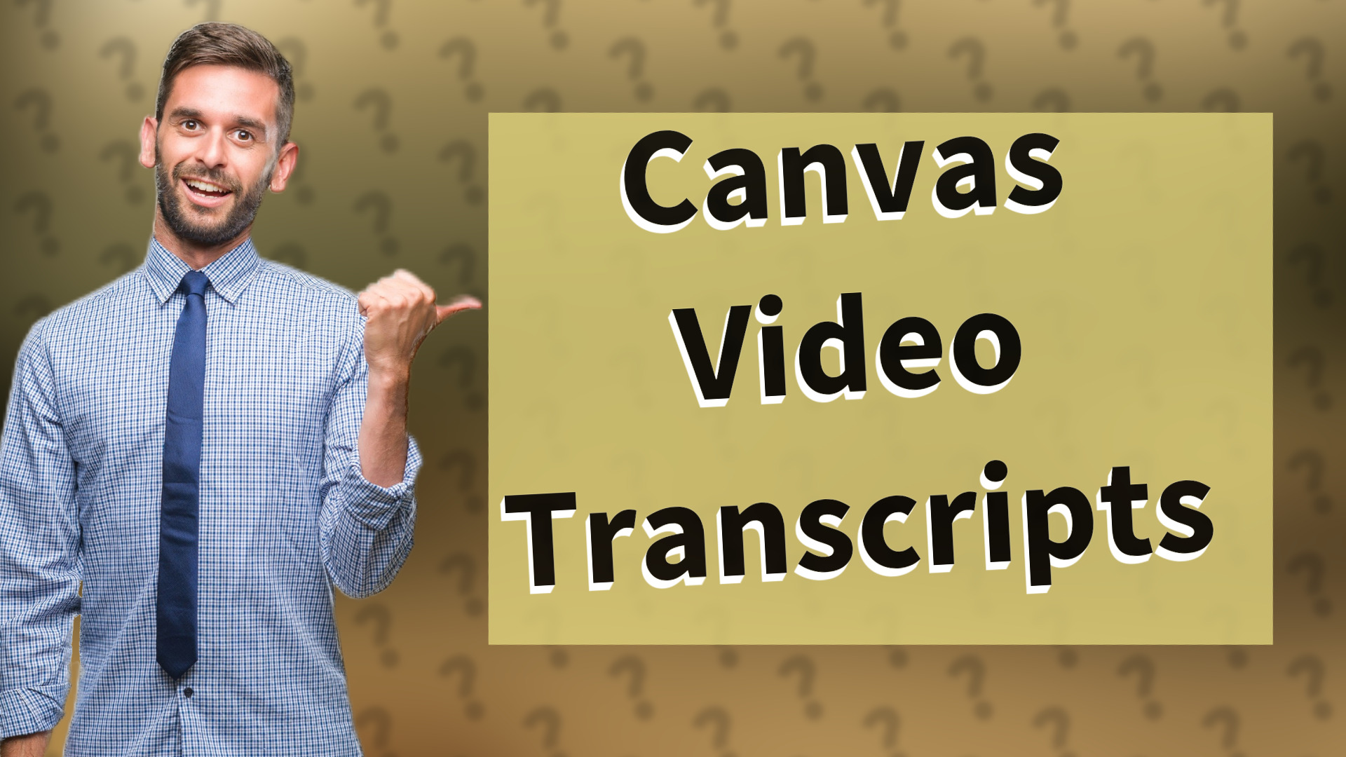 Canvas Video Transcripts