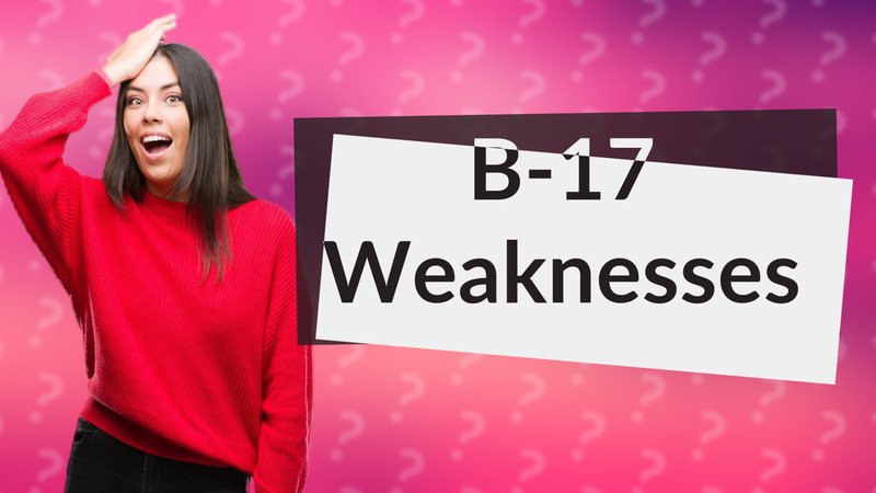 B-17 Weaknesses