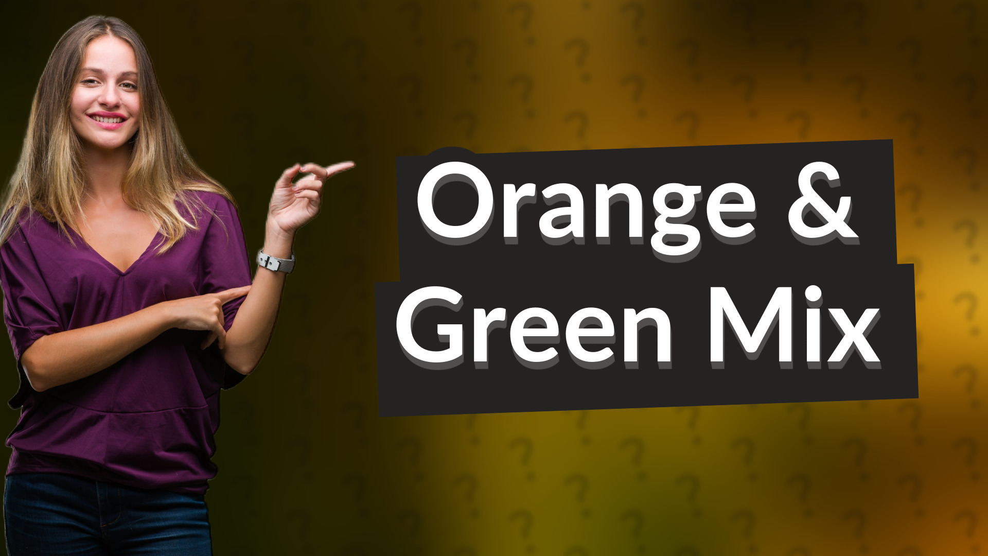 Orange & Green Mix