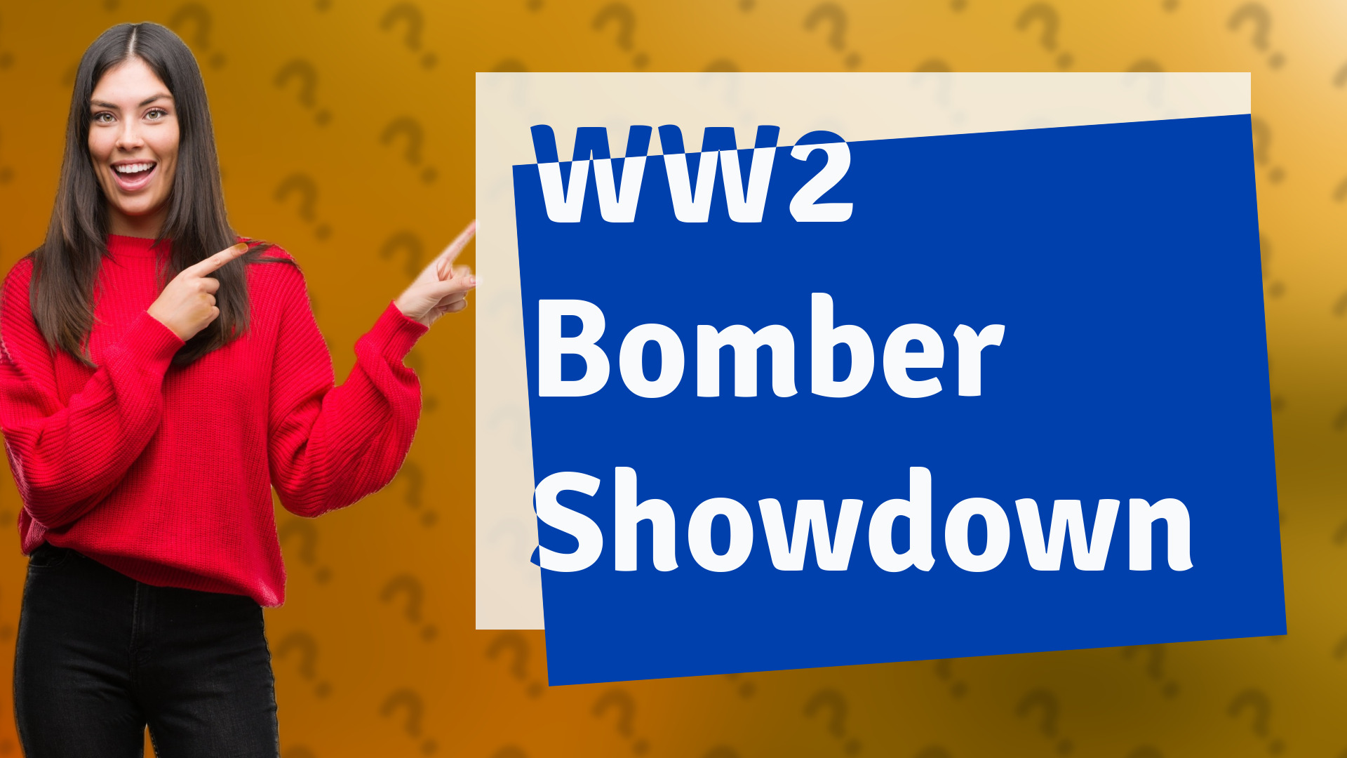 WW2 Bomber Showdown