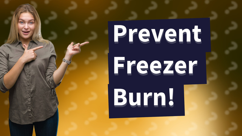 Prevent Freezer Burn!