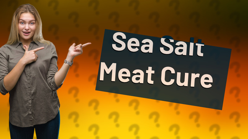 Sea Salt Meat Cure