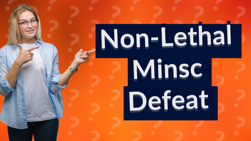 Non-Lethal Minsc Defeat