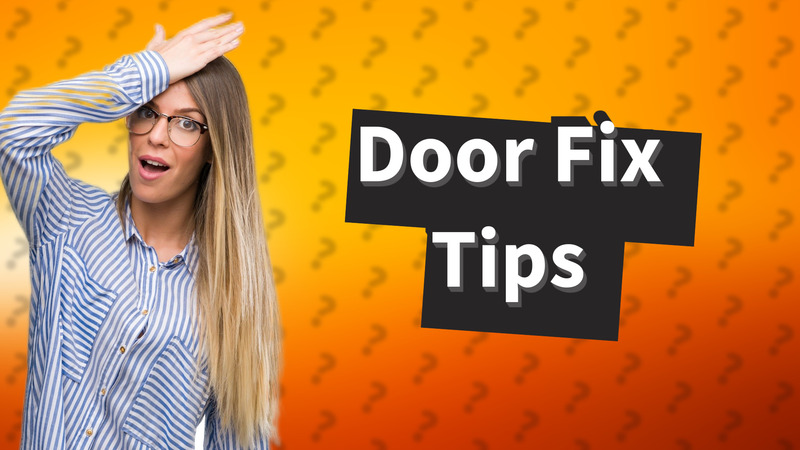 Door Fix Tips