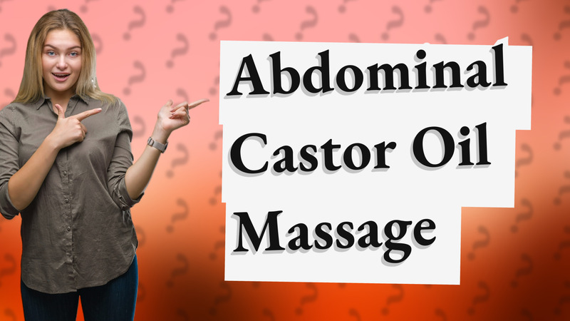 Abdominal Castor Oil Massage