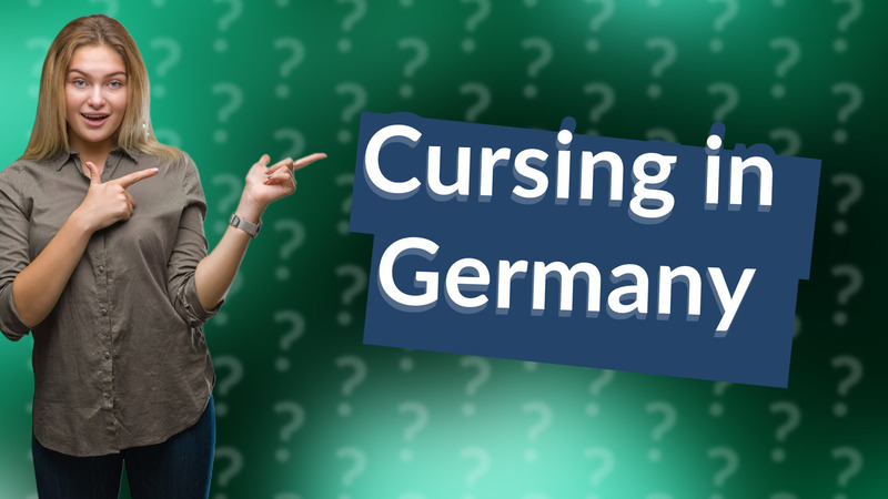 Cursing in Germany
