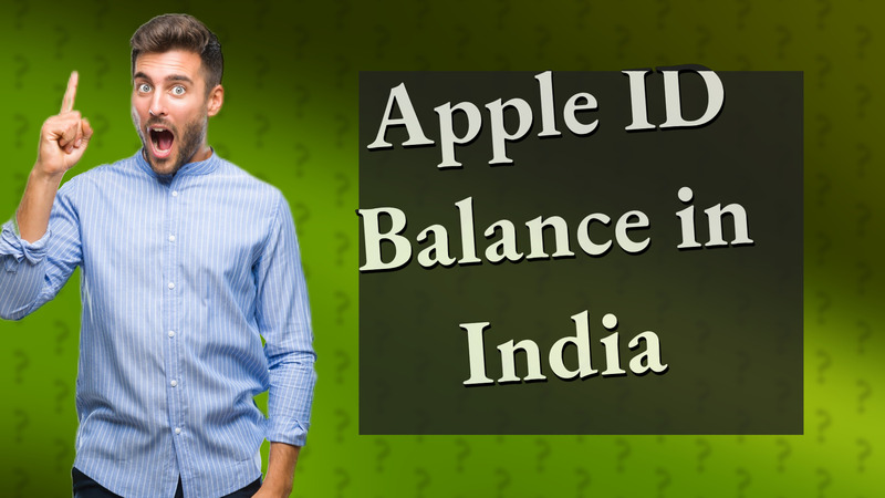 Apple ID Balance in India