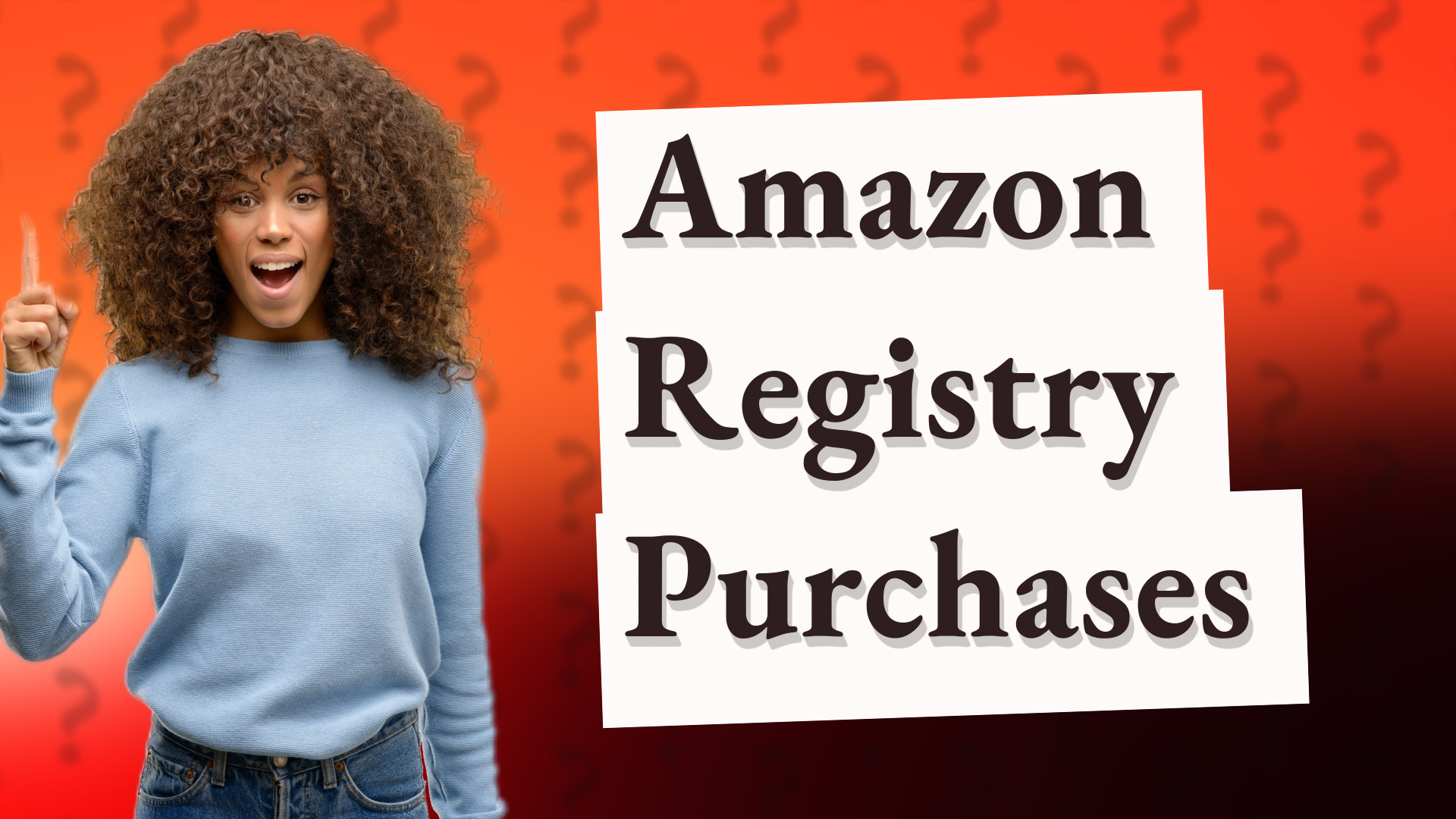 Amazon Registry Purchases