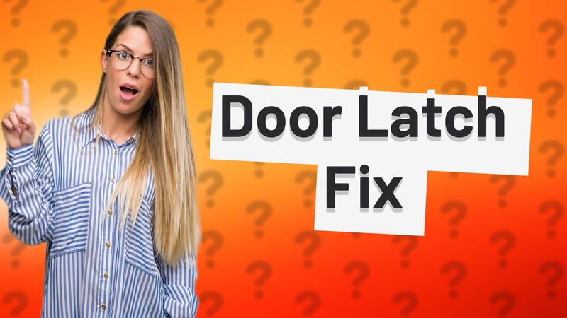 Door Latch Fix