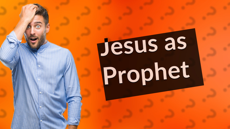 Jesus as Prophet