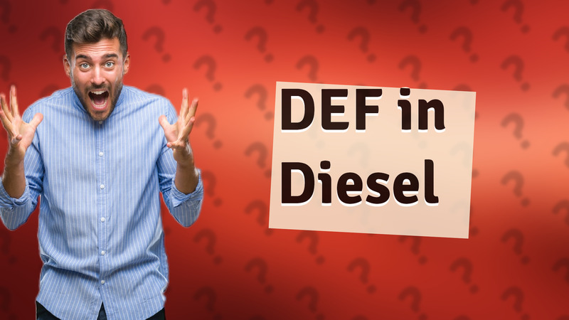DEF in Diesel