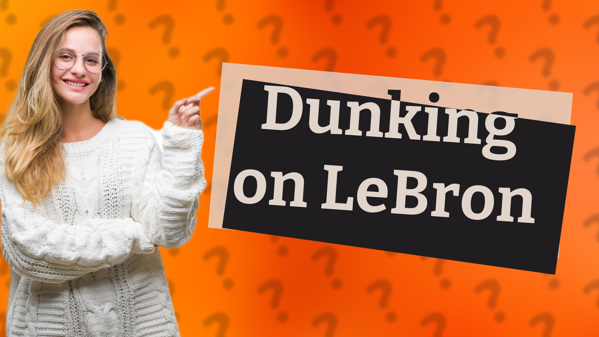 Dunking on LeBron