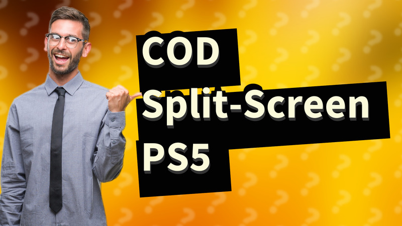 COD Split-Screen PS5