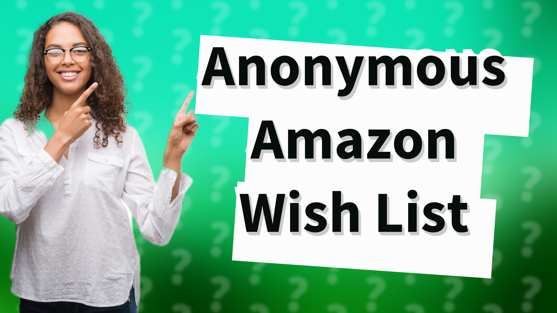Anonymous Amazon Wish List