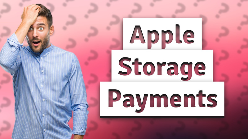 Apple Storage Payments