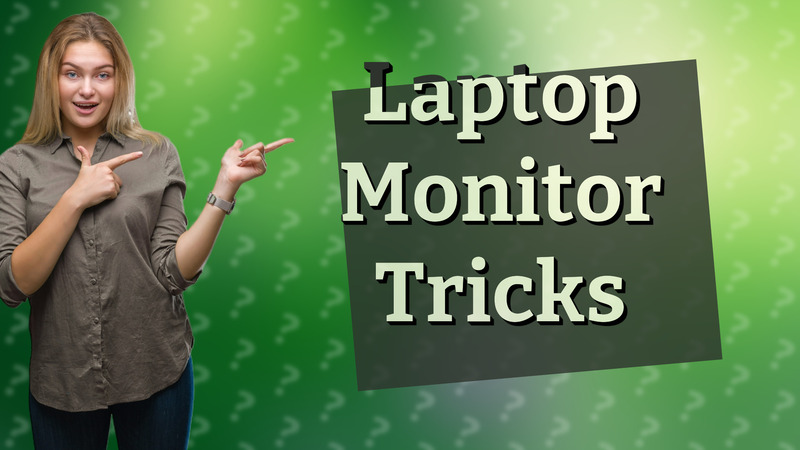 Laptop Monitor Tricks