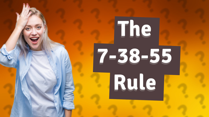 The 7-38-55 Rule