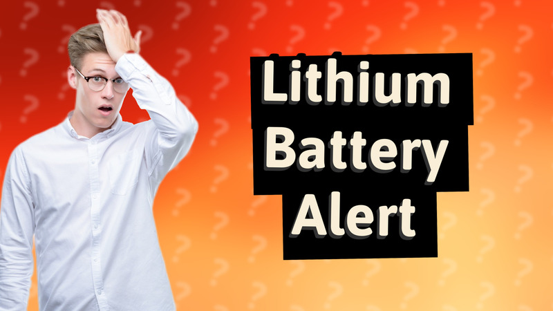 Lithium Battery Alert