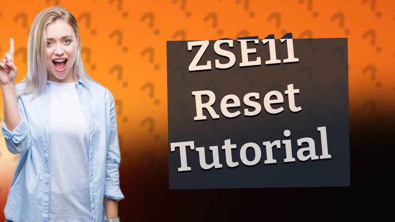 ZSE11 Reset Tutorial