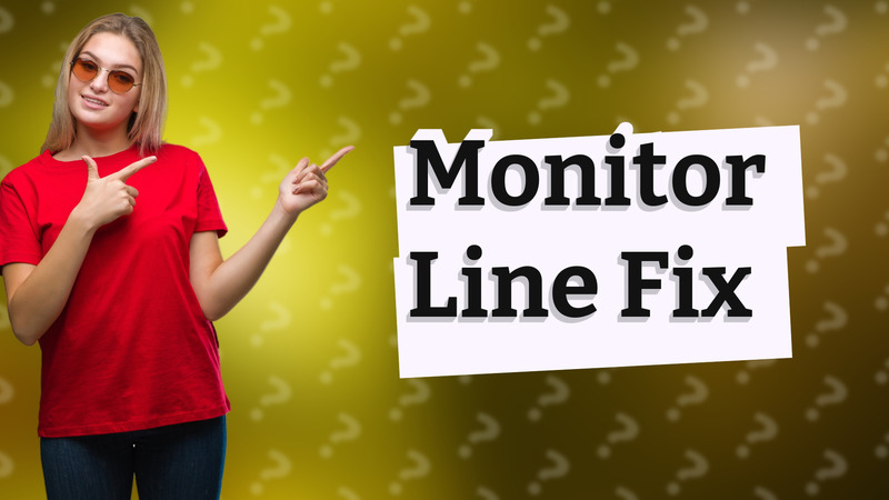 Monitor Line Fix