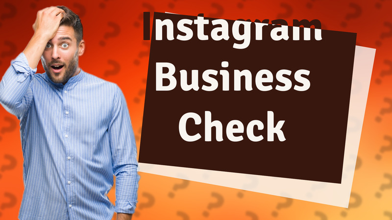 Instagram Business Check