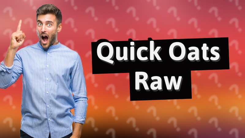 Quick Oats Raw