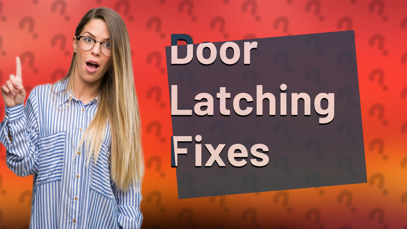 Door Latching Fixes