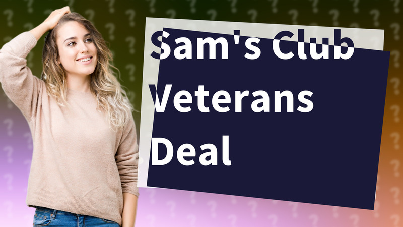 Sam's Club Veterans Deal
