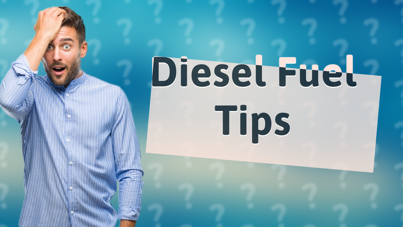 Diesel Fuel Tips