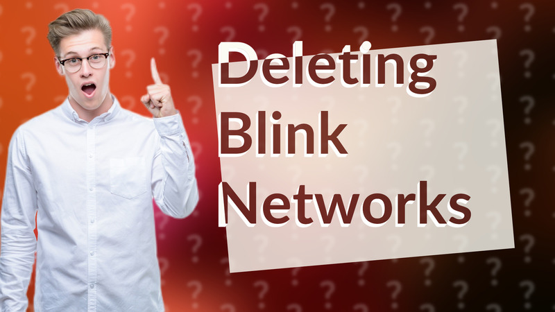 Deleting Blink Networks