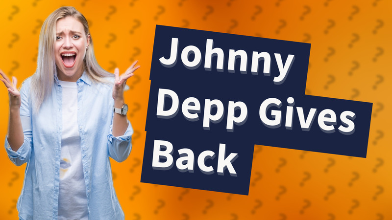 Johnny Depp Gives Back