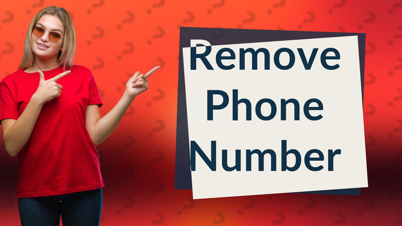 Remove Phone Number