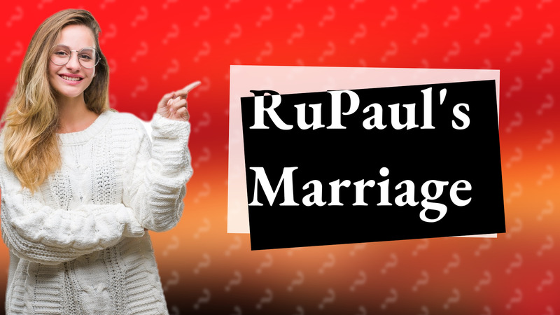 RuPaul's Marriage