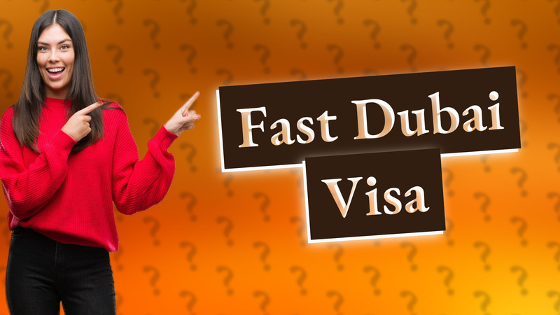 Fast Dubai Visa