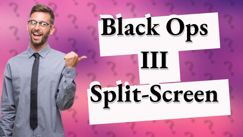 Black Ops III Split-Screen