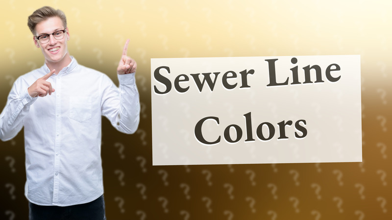 Sewer Line Colors