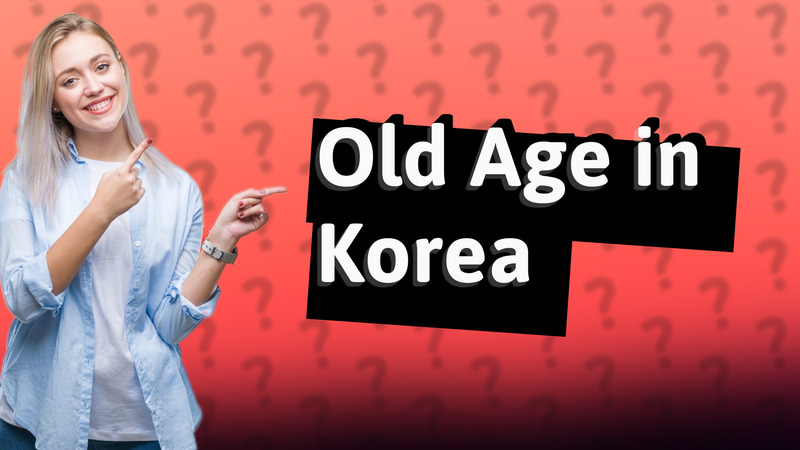 Old Age in Korea