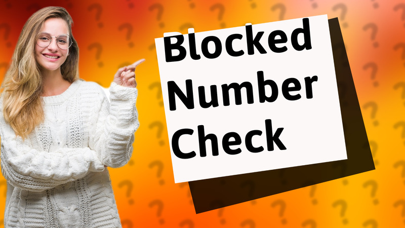 Blocked Number Check