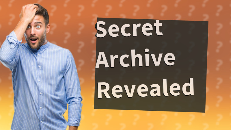 Secret Archive Revealed