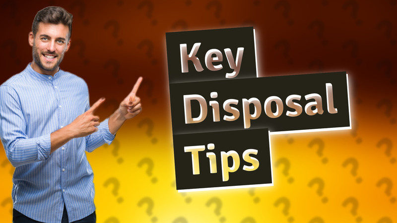 Key Disposal Tips