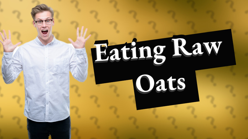 Eating Raw Oats