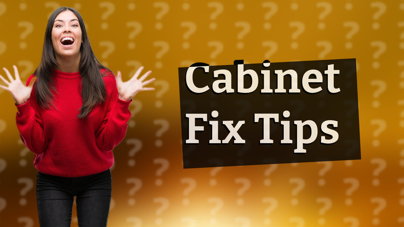Cabinet Fix Tips