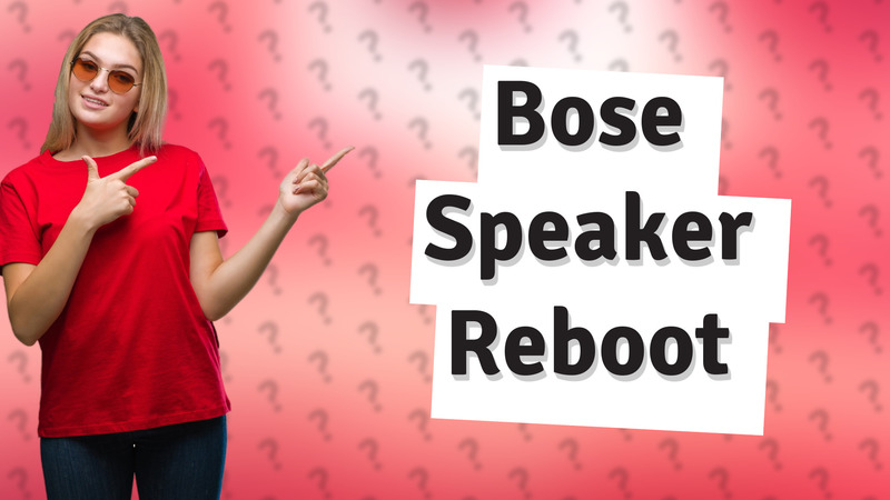 Bose Speaker Reboot