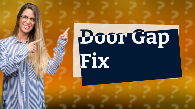 Door Gap Fix